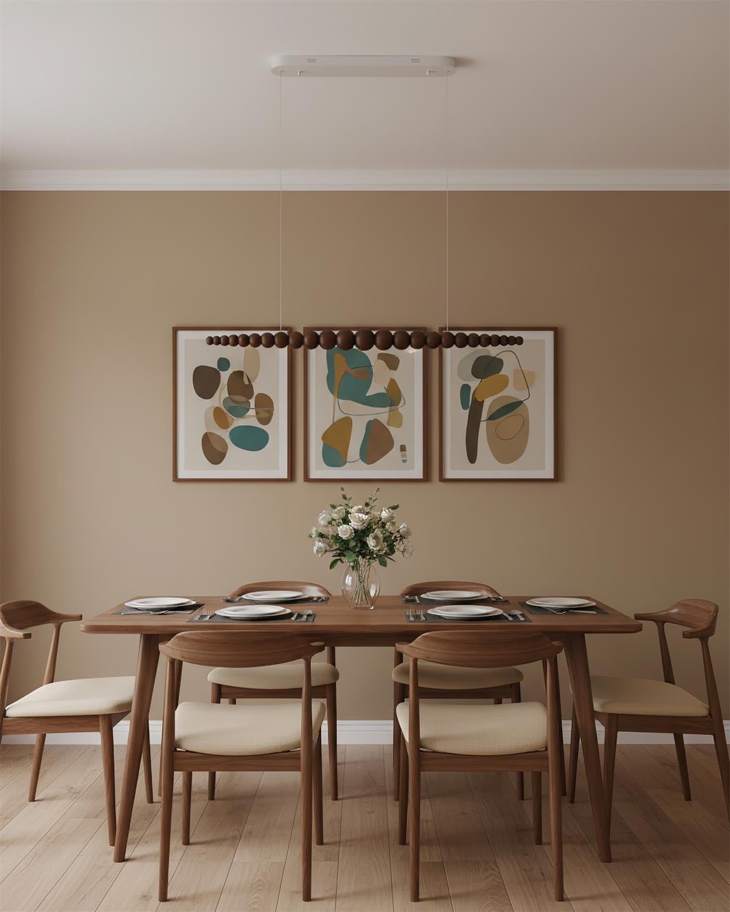 Filamento Sculpted Linear Chandelier