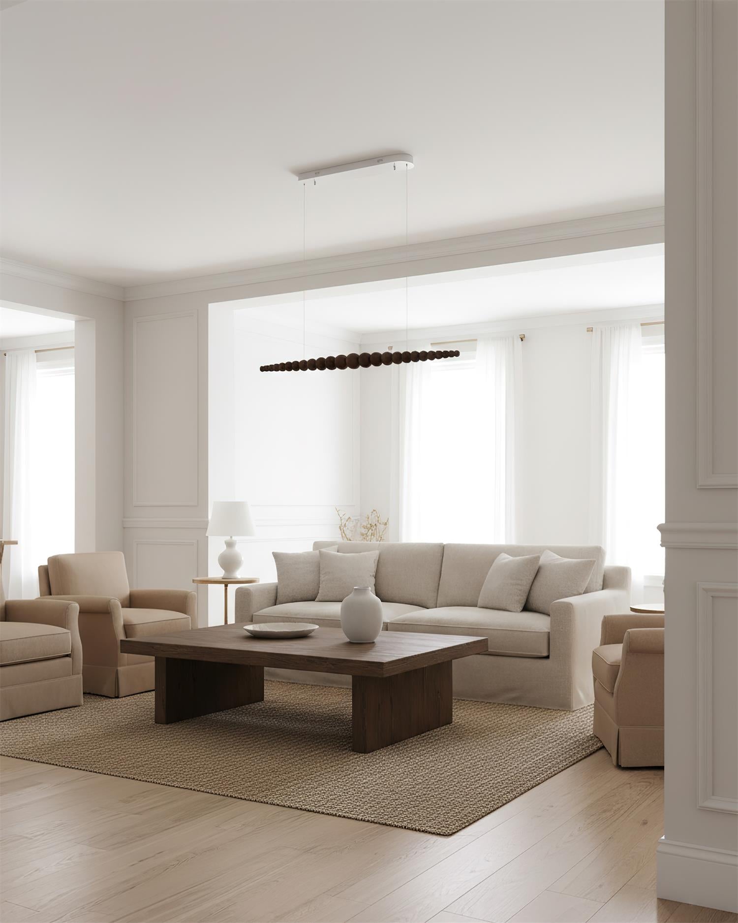 Filamento Sculpted Linear Chandelier