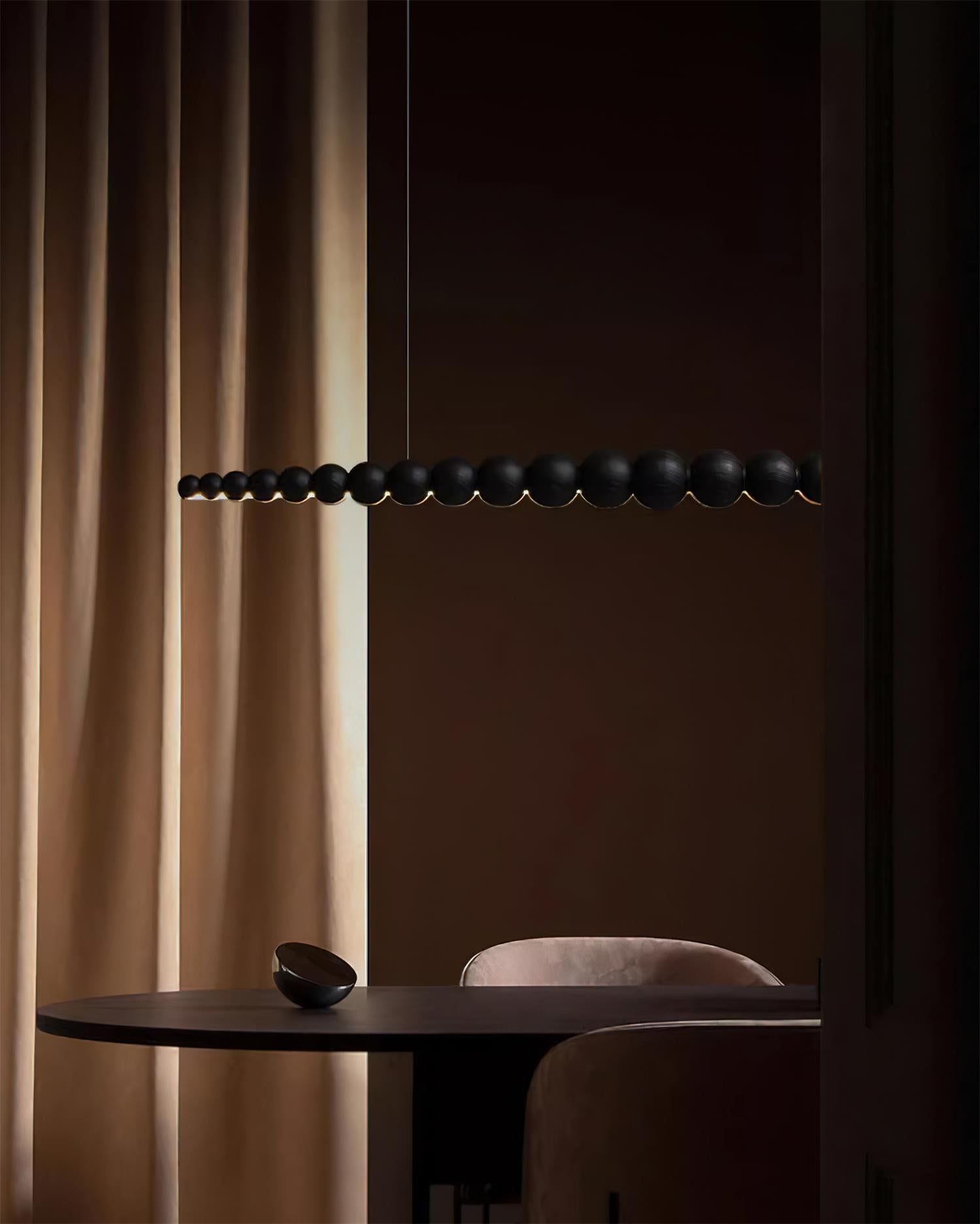 Filamento Sculpted Linear Chandelier
