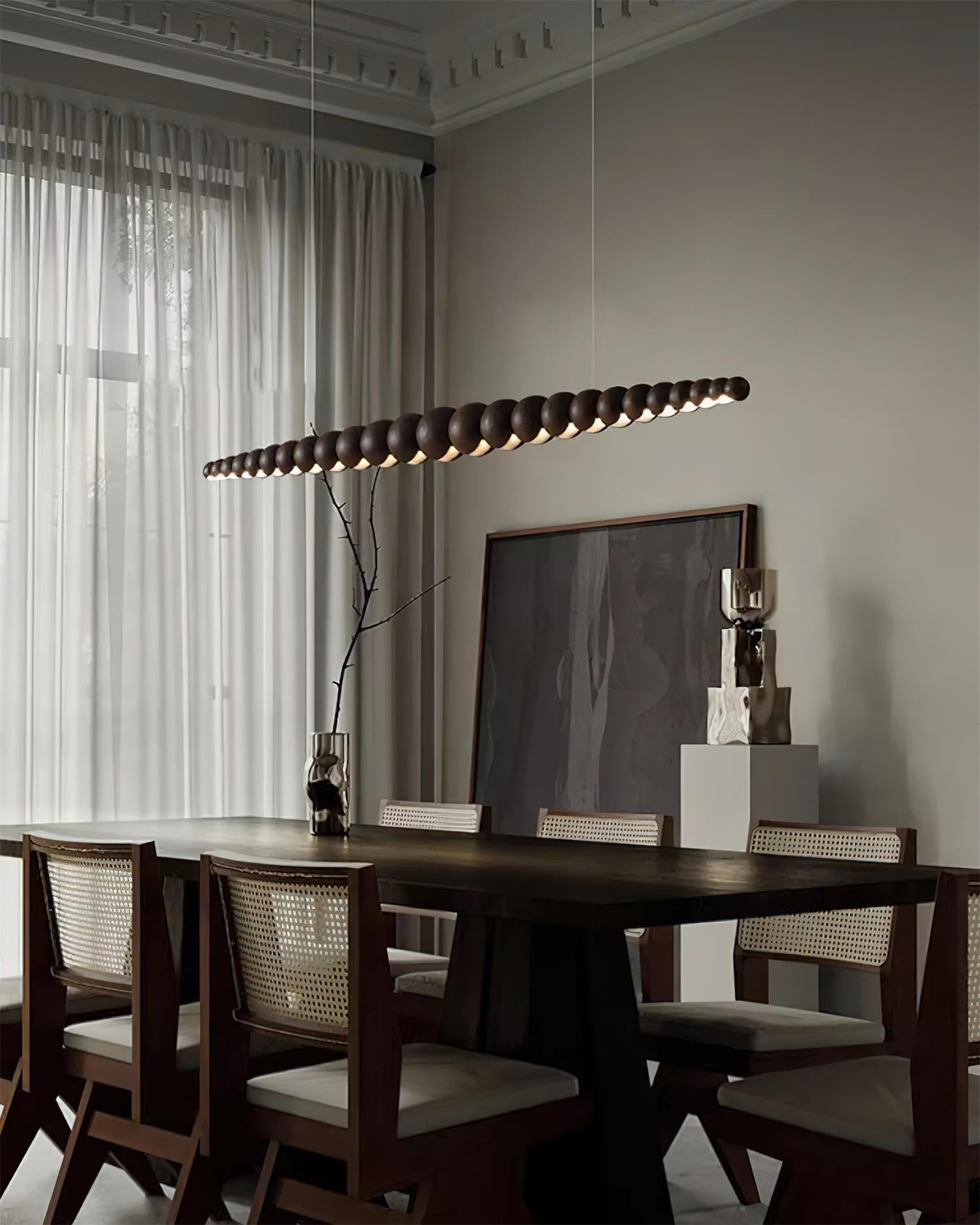 Filamento Sculpted Linear Chandelier