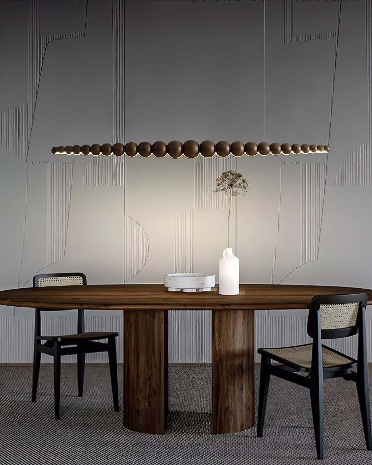 Filamento Sculpted Linear Chandelier