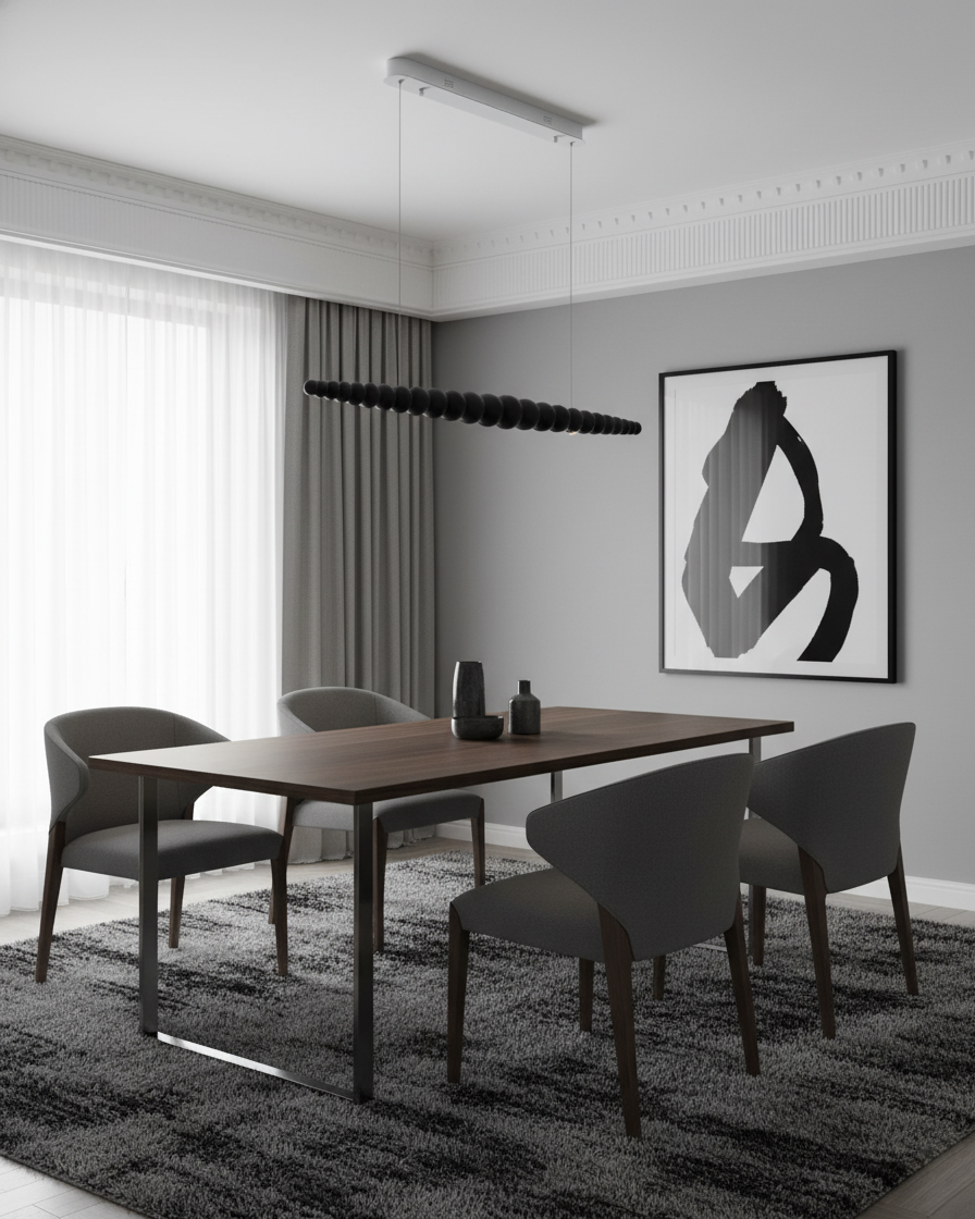Filamento Sculpted Linear Chandelier