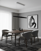 Filamento Sculpted Linear Chandelier