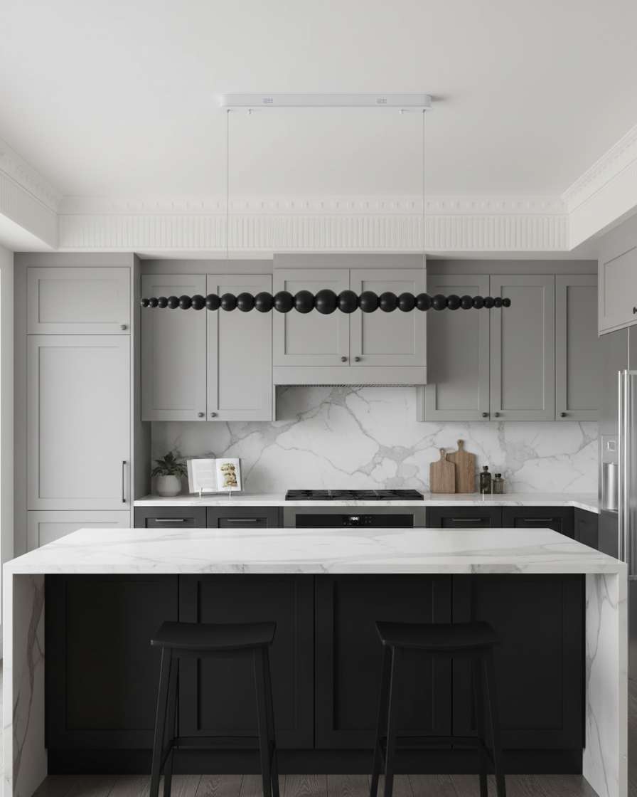 Filamento Sculpted Linear Chandelier