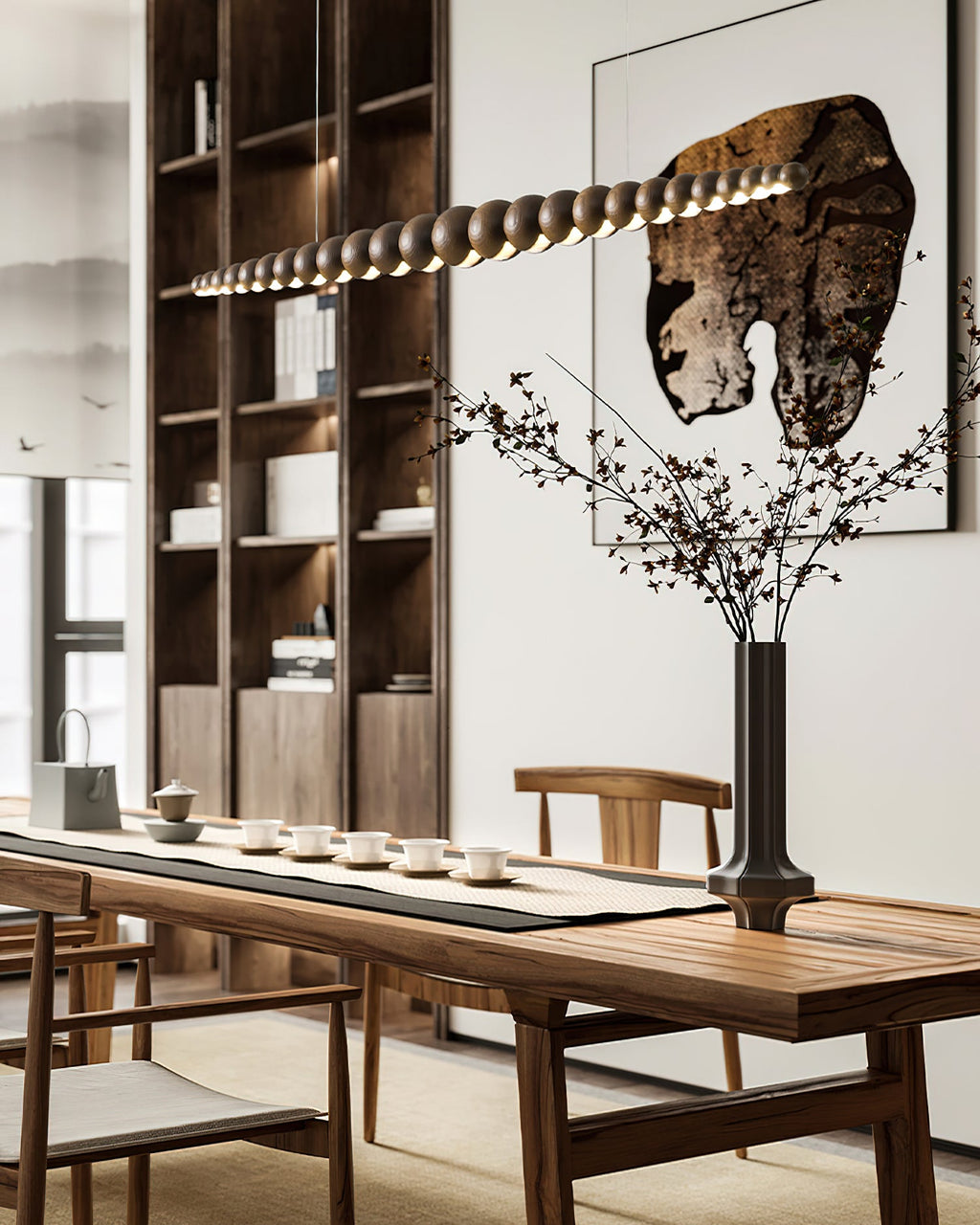 Filamento Sculpted Linear Chandelier