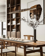 Filamento Sculpted Linear Chandelier