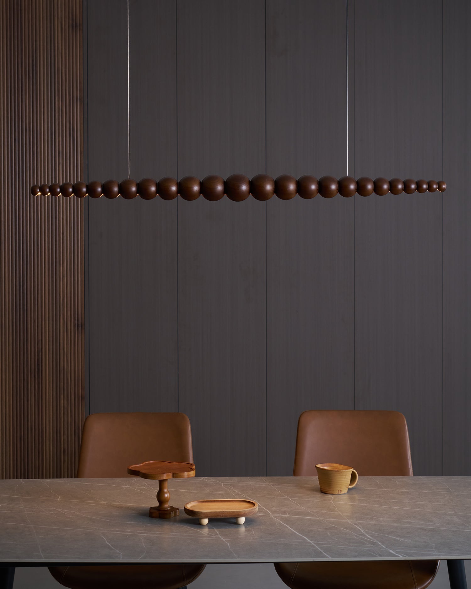 Filamento Sculpted Linear Chandelier