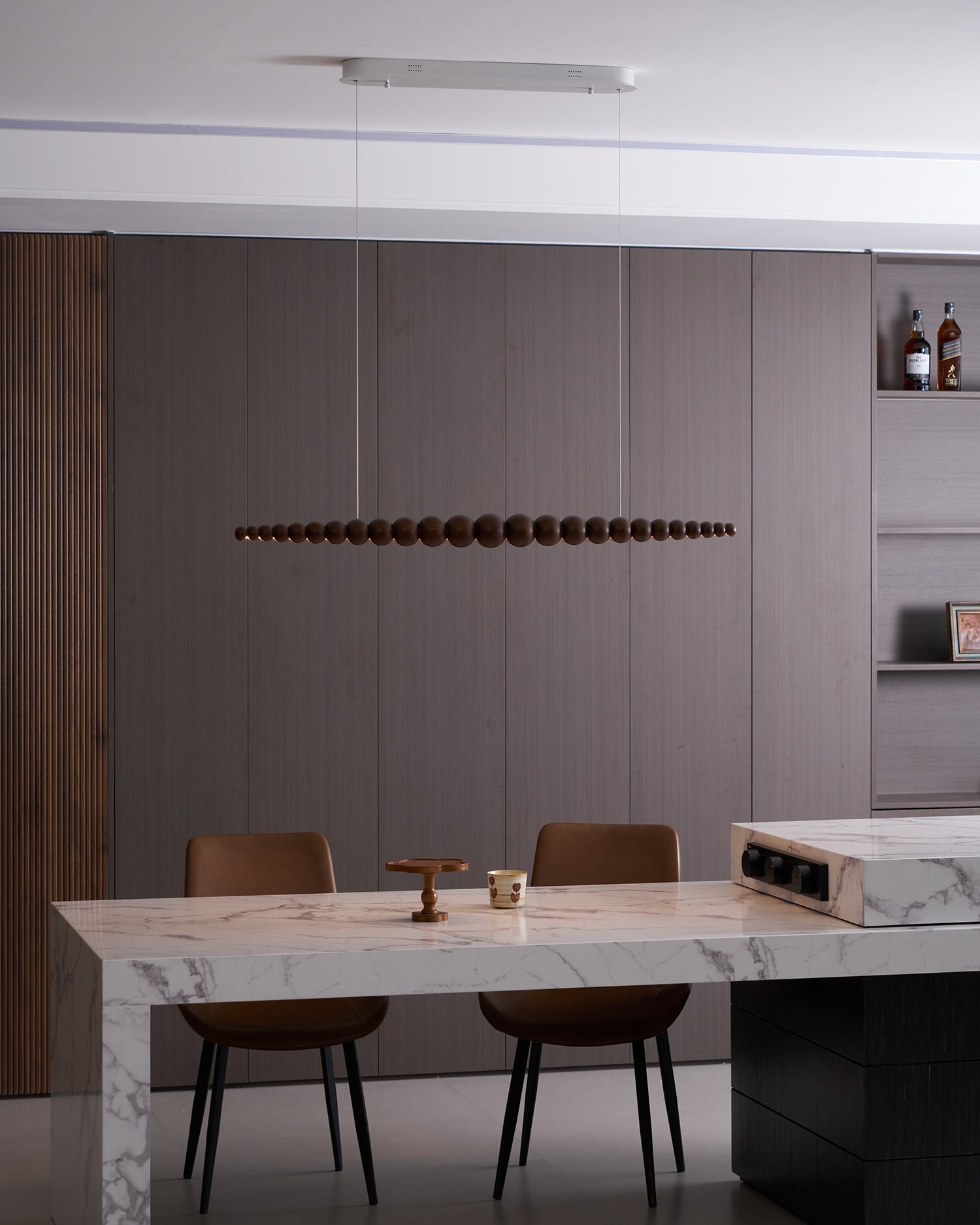 Filamento Sculpted Linear Chandelier