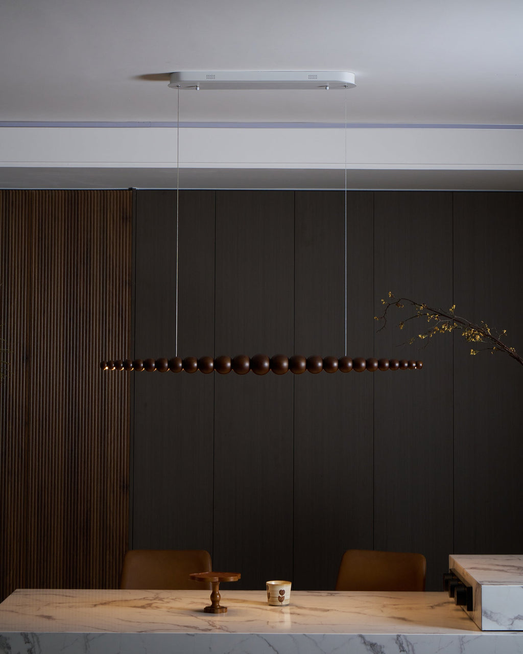 Filamento Sculpted Linear Chandelier