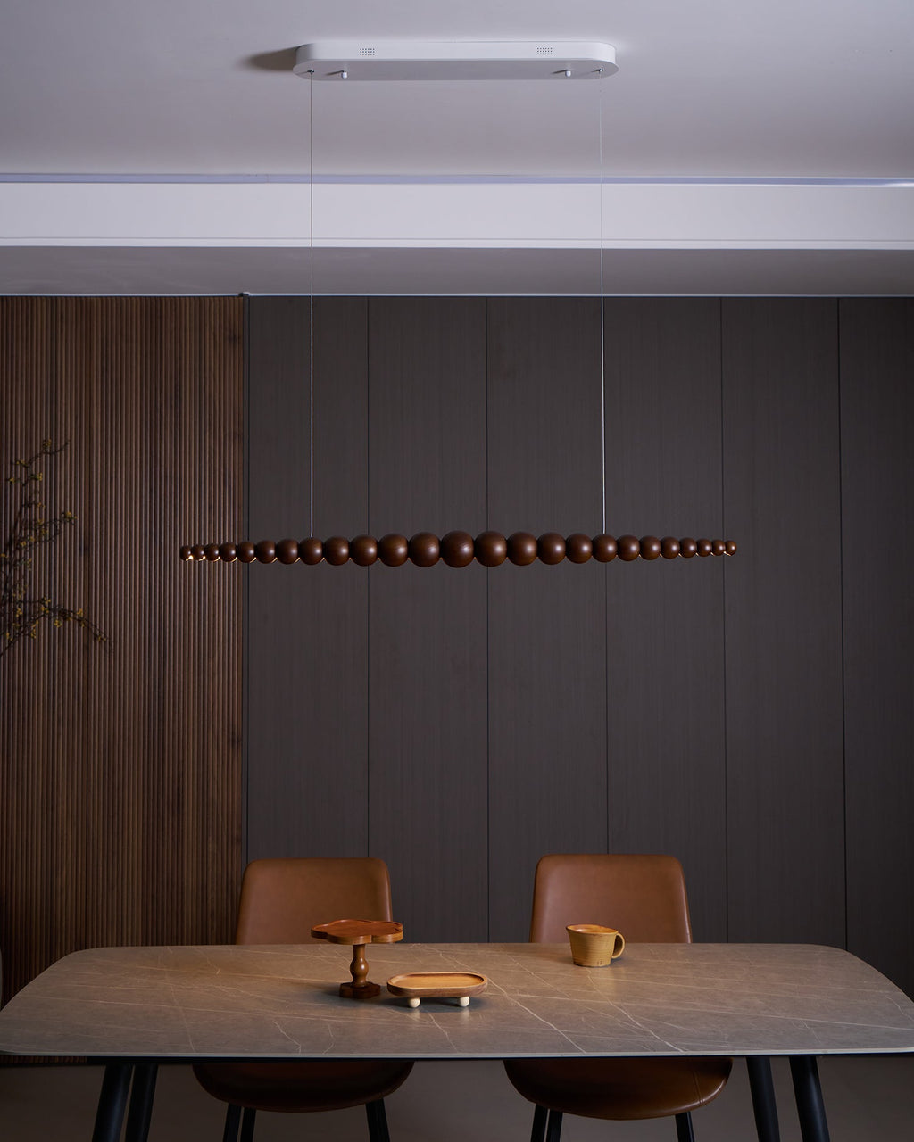 Filamento Sculpted Linear Chandelier