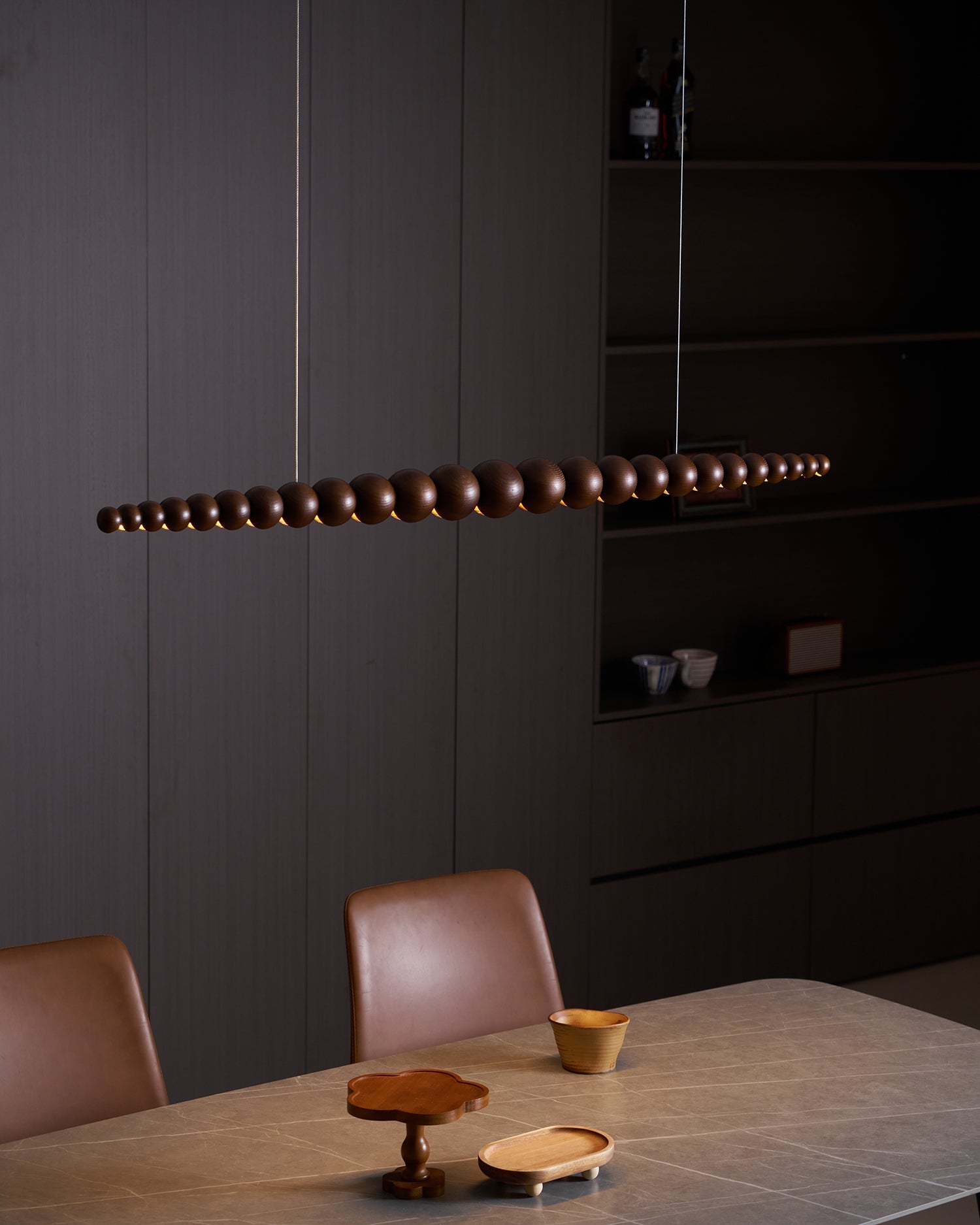 Filamento Sculpted Linear Chandelier