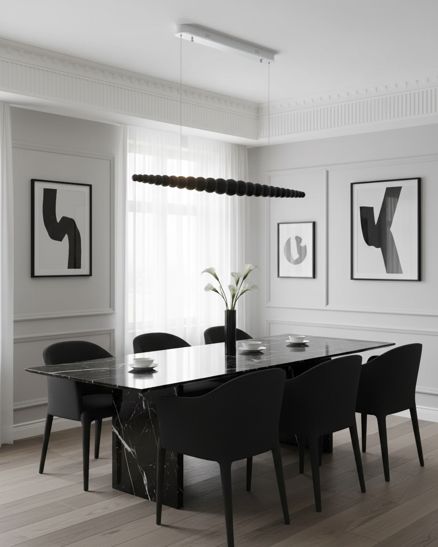 Filamento Sculpted Linear Chandelier