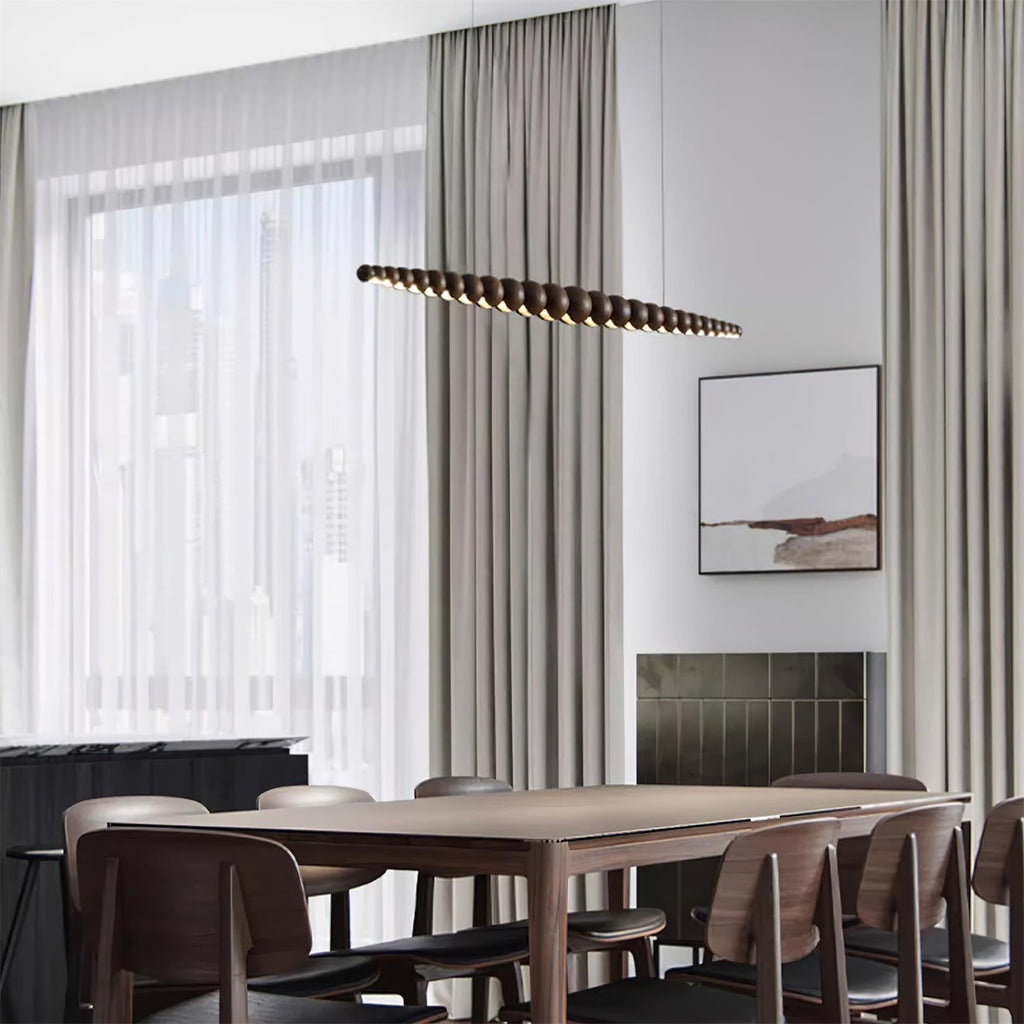 Filamento Sculpted Linear Chandelier