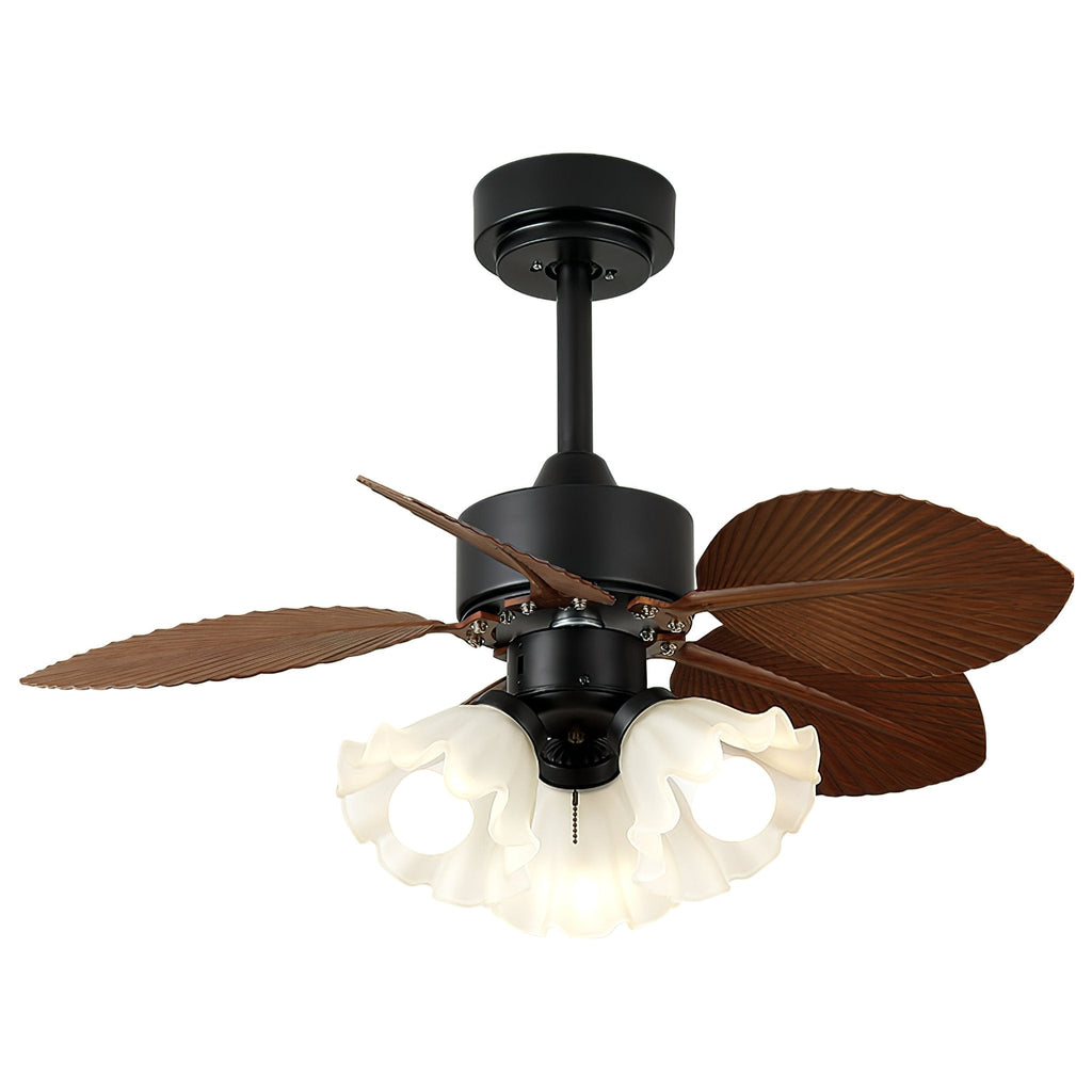 Floriva Vintage Botanical Ceiling Fan Light
