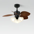 Floriva Vintage Botanical Ceiling Fan Light