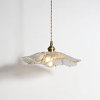 Flower Petal Glass Pendant Light