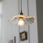 Flower Petal Glass Pendant Light