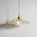 Flora Glass Plug-In Pendant Light