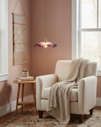 Flora Glass Plug-In Pendant Light