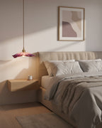 Flora Glass Plug-In Pendant Light