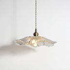 Flora Glass Plug-In Pendant Light