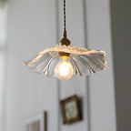 Flora Glass Plug-In Pendant Light
