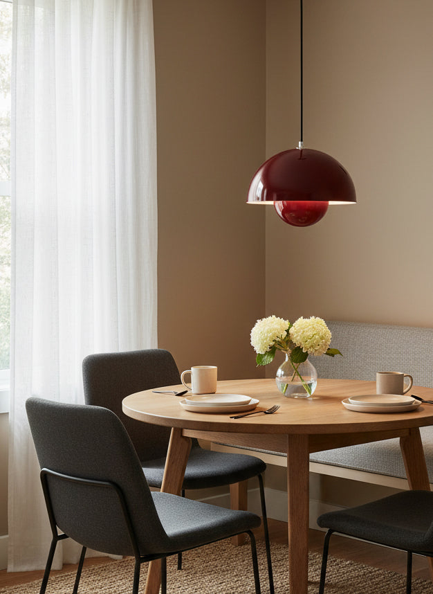 Flowerpot Halo Dome Pendant Light