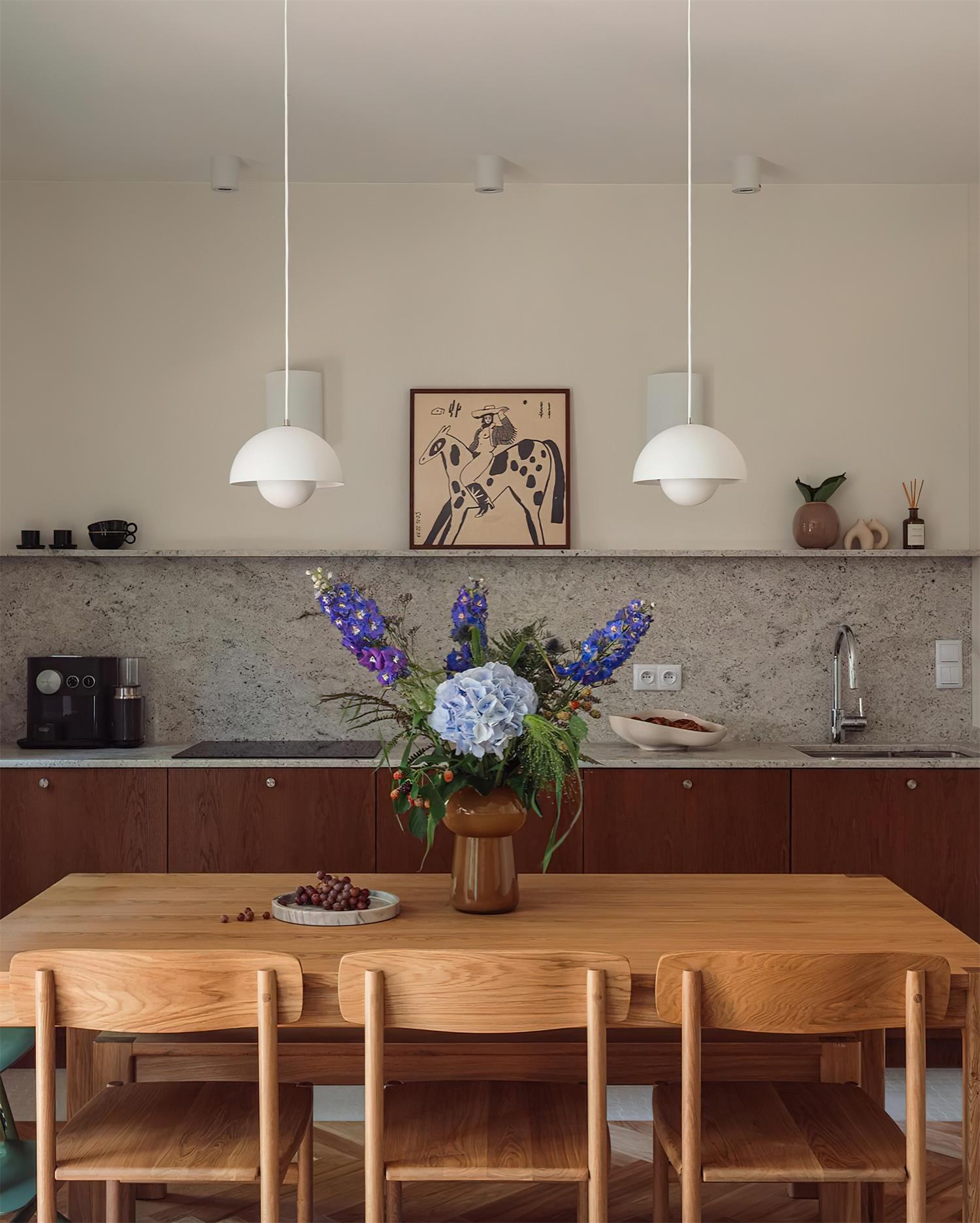 Flowerpot Halo Dome Pendant Light