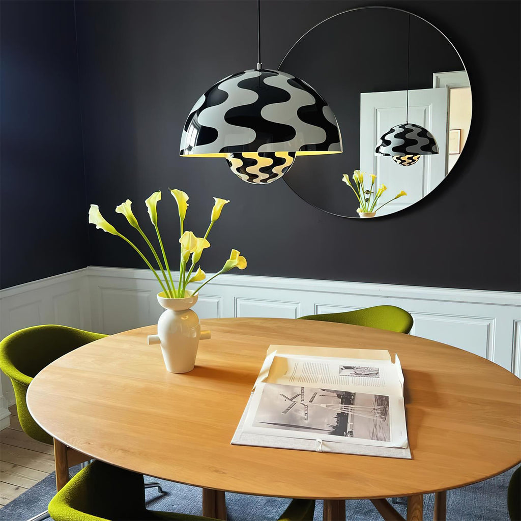 Flowerpot Halo Dome Pendant Light
