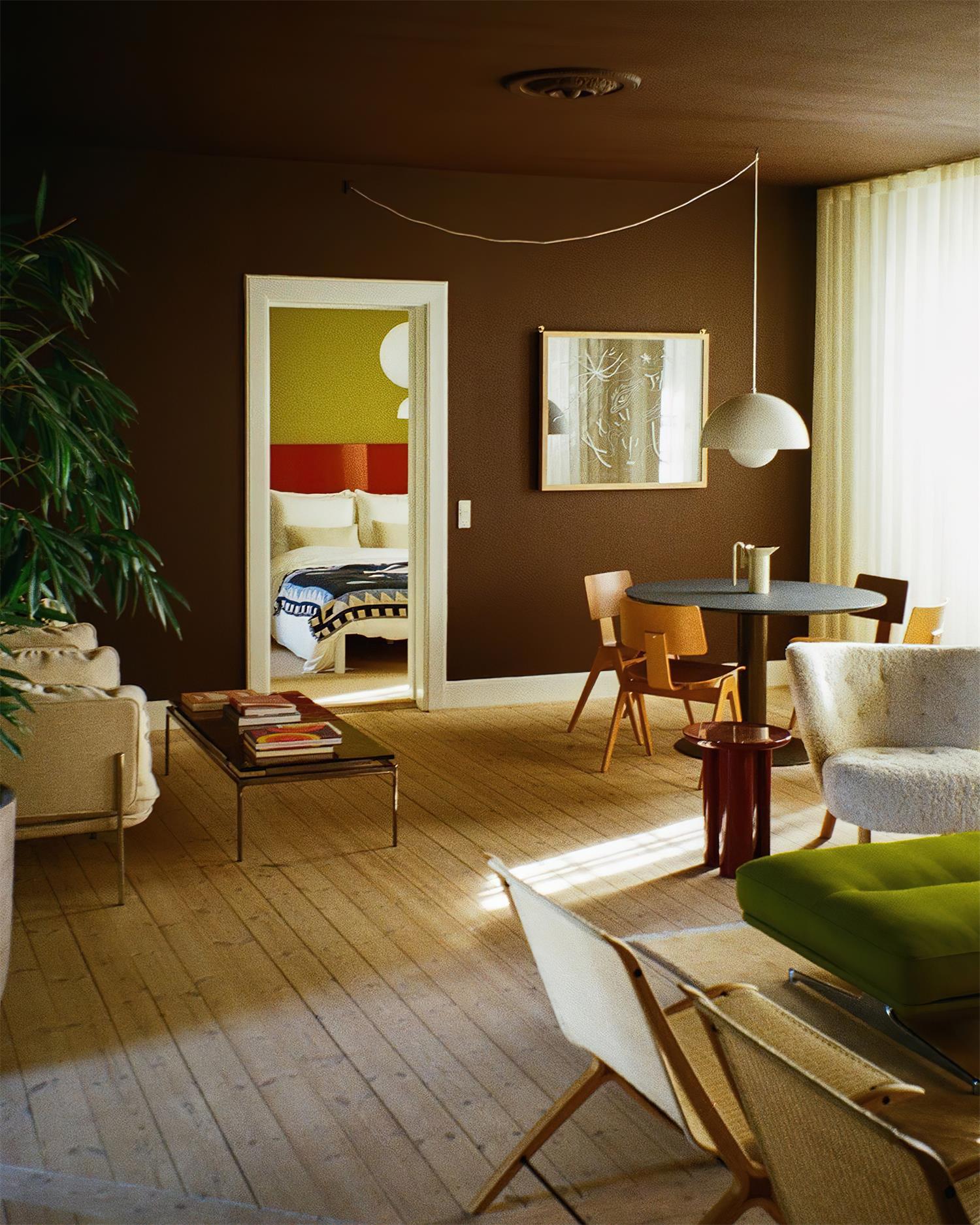 Flowerpot Halo Dome Pendant Light