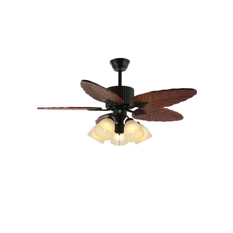 Banana Leaf Ceiling Fan Light with Tropical Blades