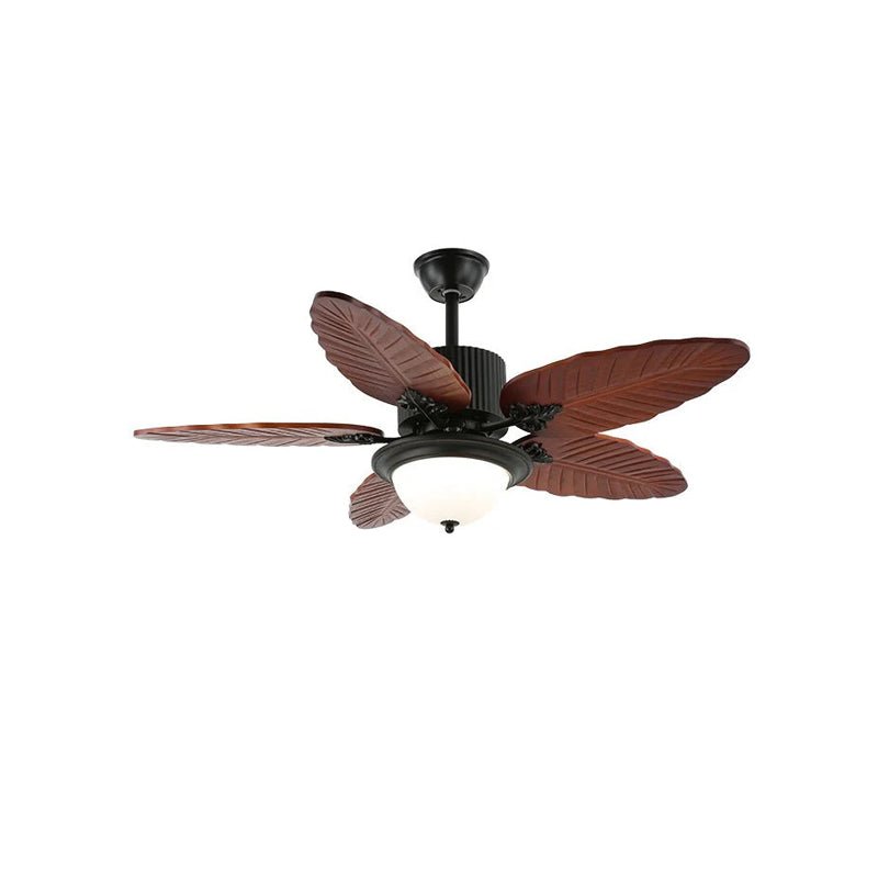 Banana Leaf Ceiling Fan Light with Tropical Blades