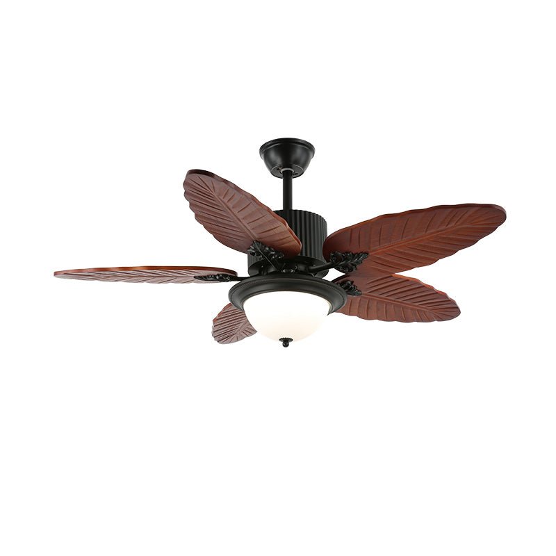 Banana Leaf Ceiling Fan Light with Tropical Blades