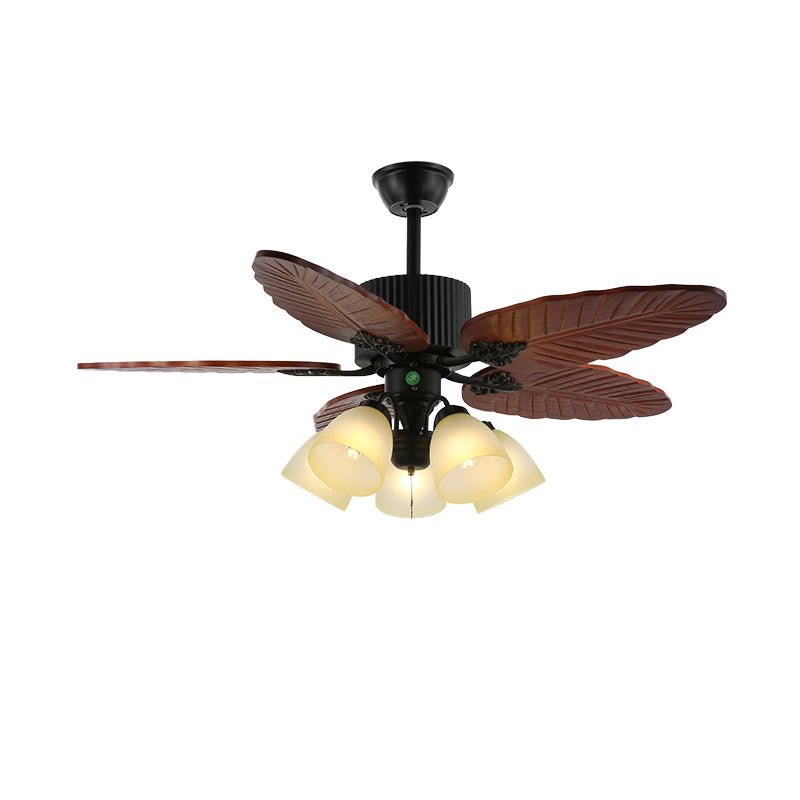 Banana Leaf Ceiling Fan Light with Tropical Blades