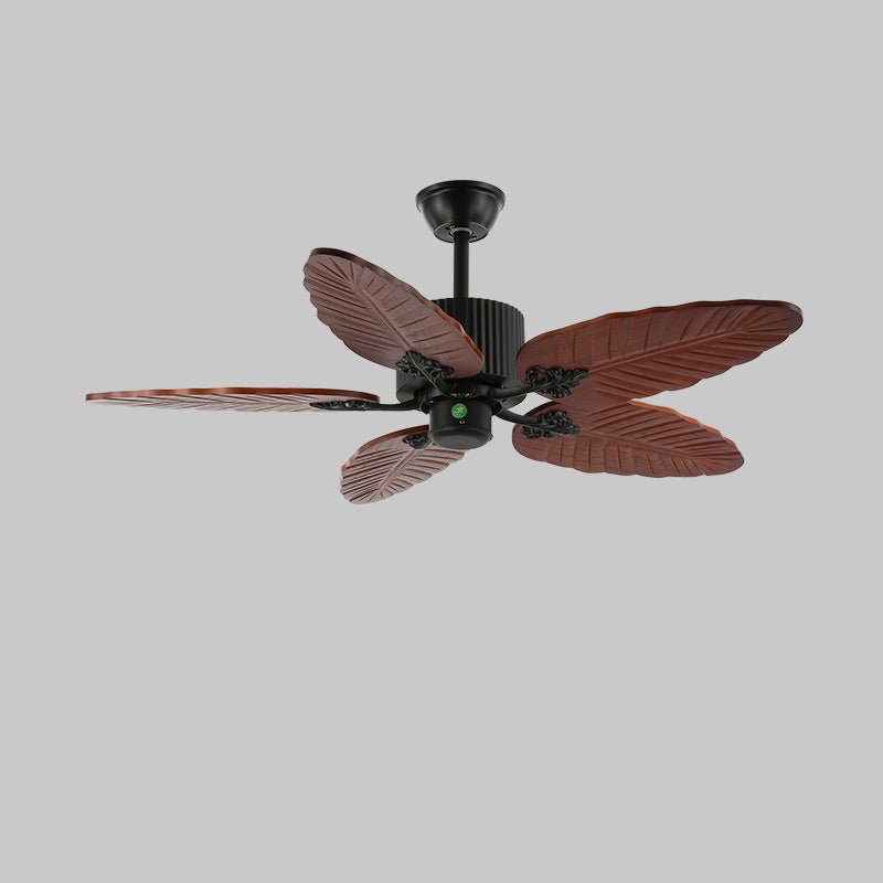 Banana Leaf Ceiling Fan Light with Tropical Blades