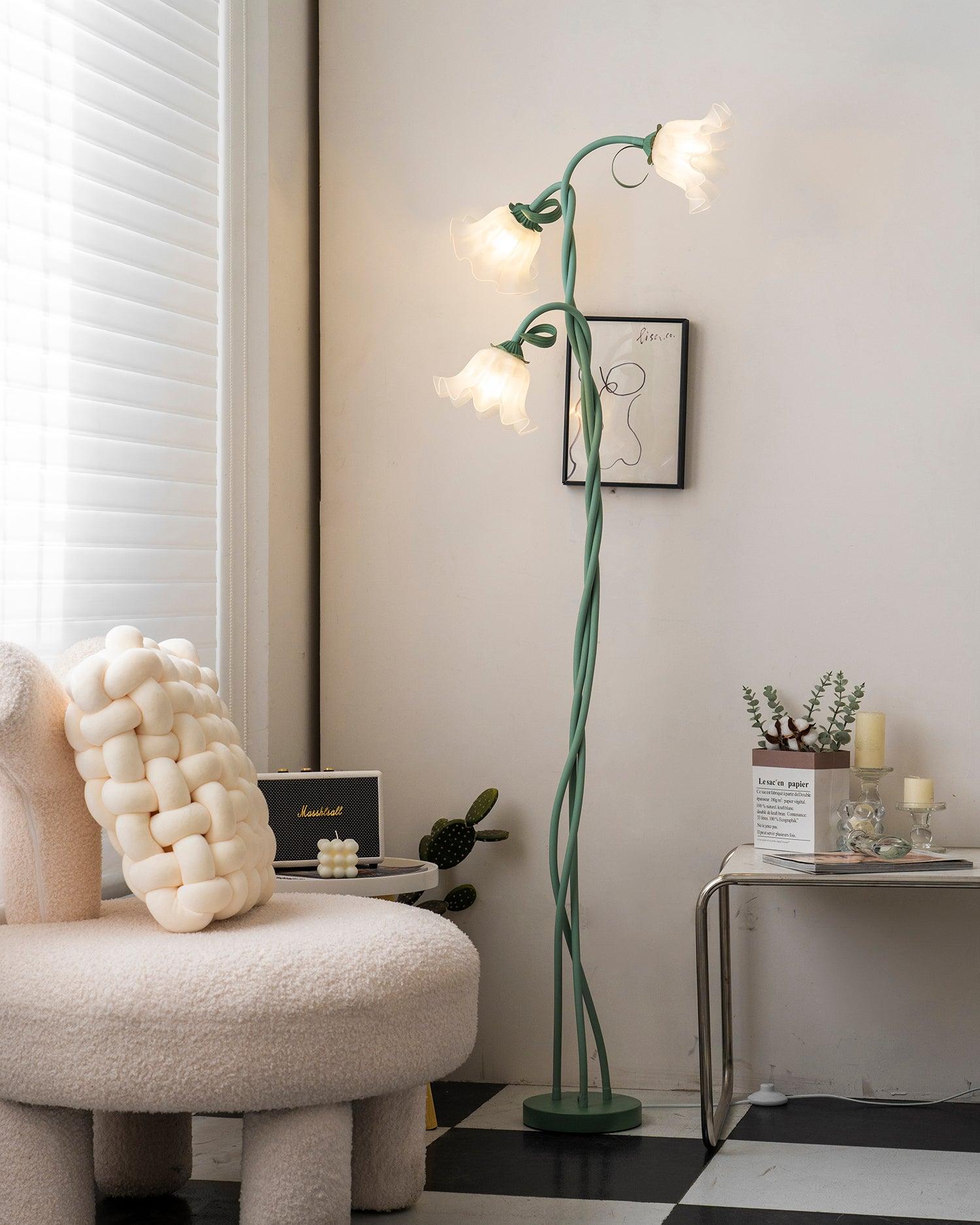 Calla Lily Sculptural Floor Lamp