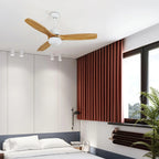 Harborough Sculpted Wood Blade Ceiling Fan Light