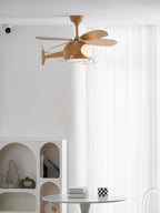 Modern Helicopter Blade Ceiling Fan Light