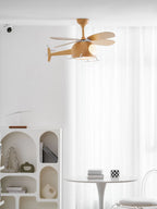 Modern Helicopter Blade Ceiling Fan Light