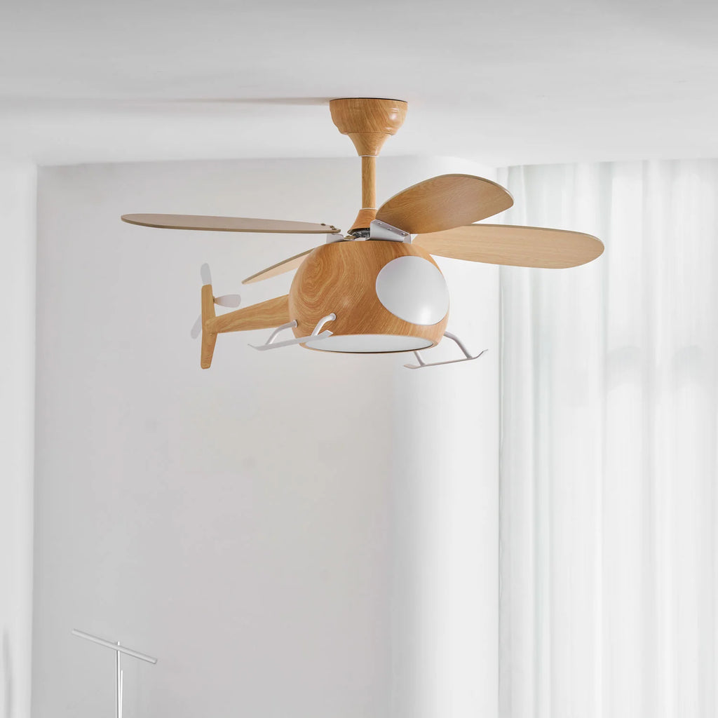 Modern Helicopter Blade Ceiling Fan Light