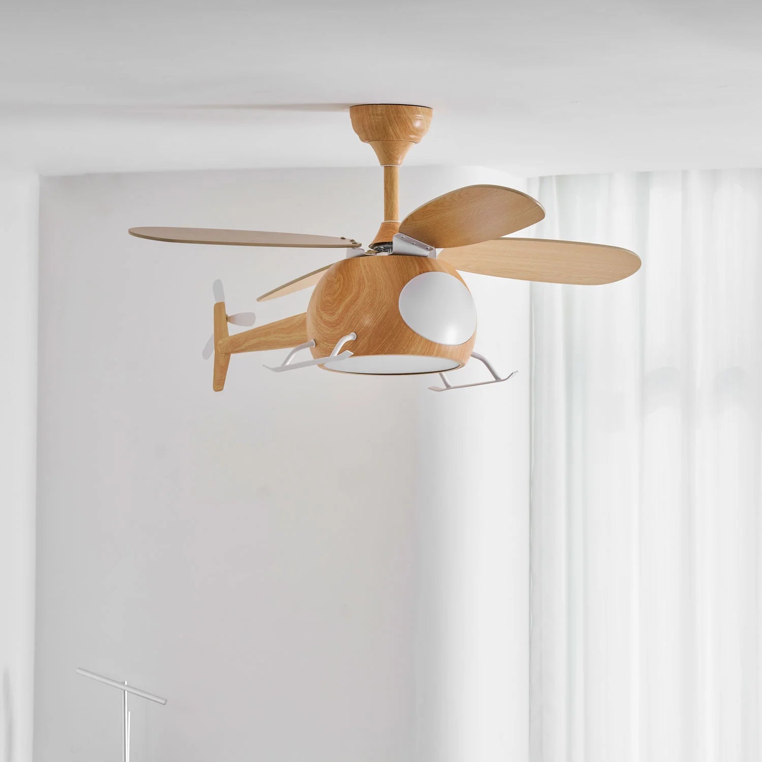 Modern Helicopter Blade Ceiling Fan Light