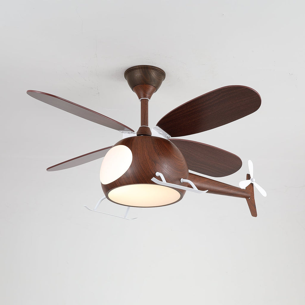 Modern Helicopter Blade Ceiling Fan Light