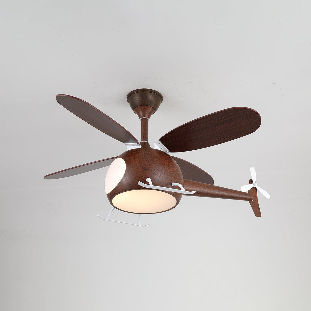 Modern Helicopter Blade Ceiling Fan Light