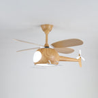 Modern Helicopter Blade Ceiling Fan Light