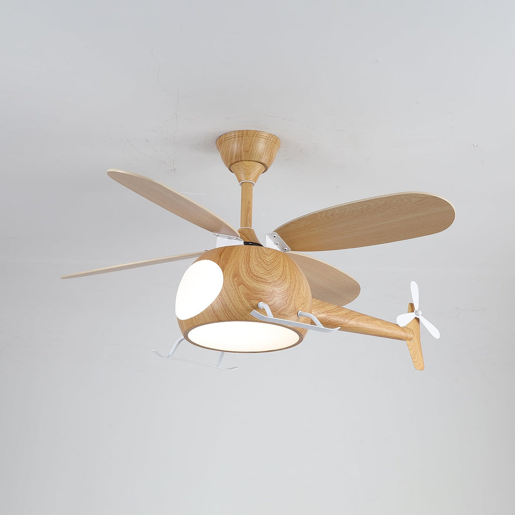 Modern Helicopter Blade Ceiling Fan Light
