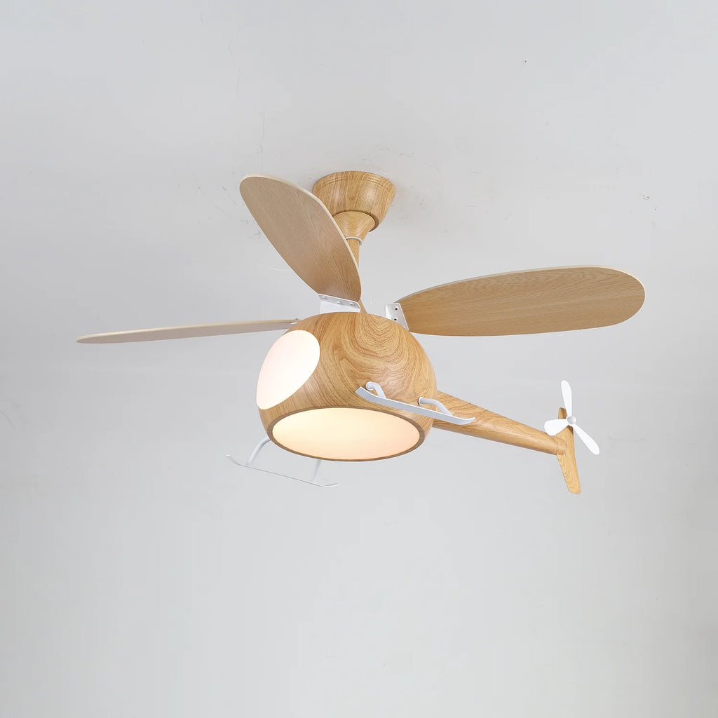 Modern Helicopter Blade Ceiling Fan Light