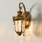 Heritage Corrugated Glass Wall Light