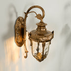 Heritage Corrugated Glass Wall Light