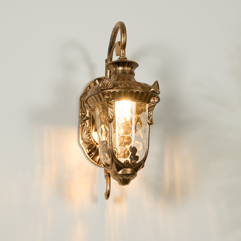 Heritage Corrugated Glass Wall Light
