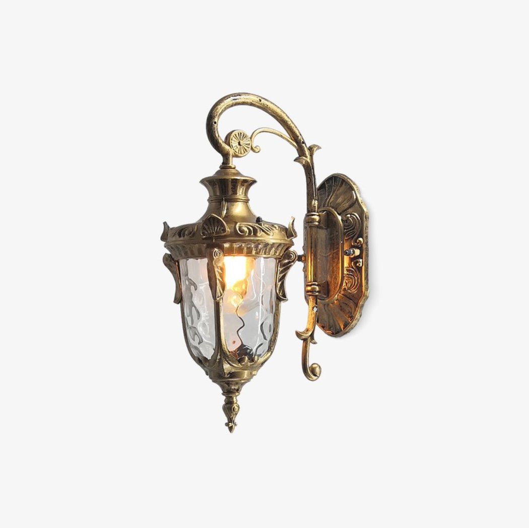 Heritage Corrugated Glass Wall Light